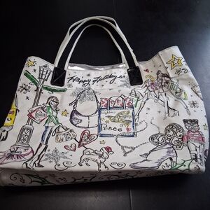 Brighton Holiday City Designer Illustrated Tote/Shopping Bag       16"×11"×8"